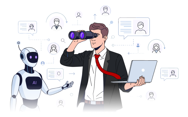 AI talent illustration